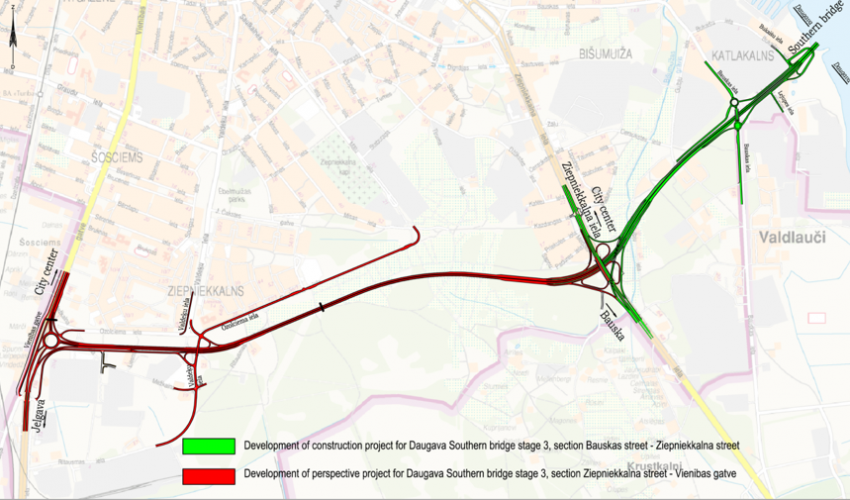 Street network with magisterial importance